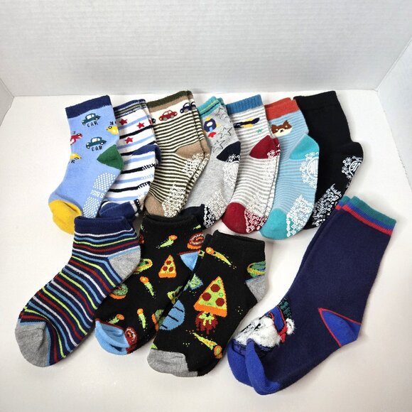 11-Pairs Children's/Toddler Sock Bundle - Picture 1 of 6